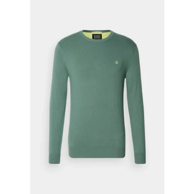 Abbildung von Scotch &amp; Soda Seasonal CORE Regular FIT Crewneck Strickpullover, Herren, Größe: Small, Sage green