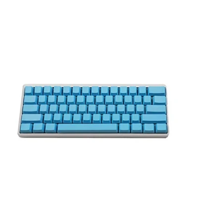 Abbildung von YMDK Blank Thick PBT OEM Profile 61 ANSI Keycaps for MX Switches Mechanical Keyboard (Dark Blue) (Only Keycap)
