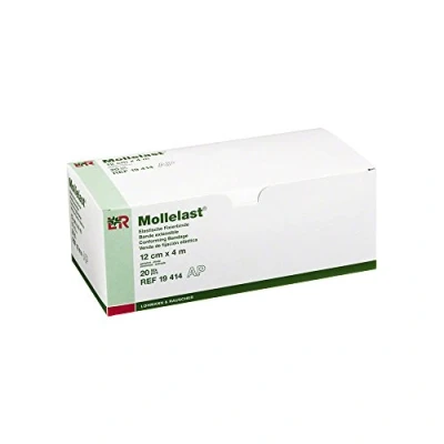 Abbildung von Mollelast Binden 12 cmx4 m weiß 20 St