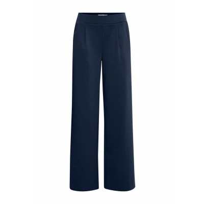Abbildung von b.young Rizetta WIDE Stoffhose, Damen, Größe: Large, Copenhagen night