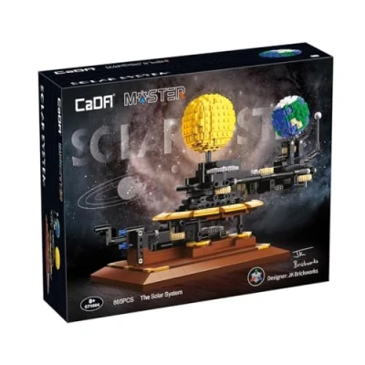 Abbildung von CaDA Spielbausteine Sonnensystem Sonne, Erde, Mond C71004W (Planetensystem), (865 St)