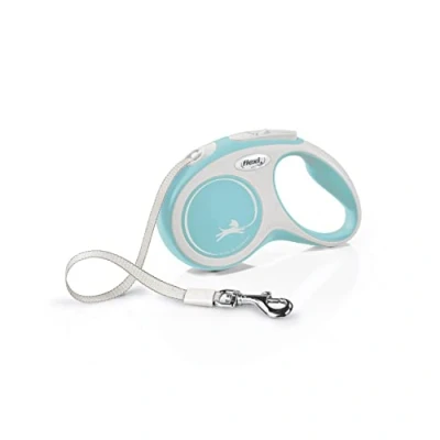 Abbildung von flexi Rollleine New COMFORT Gurt hellblau