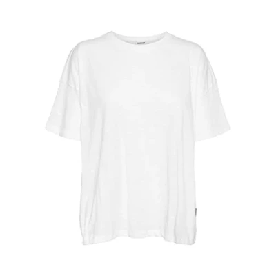Abbildung von Noisy May Nmmathilde Tshirt basic, Damen, Größe: XS, Bright white