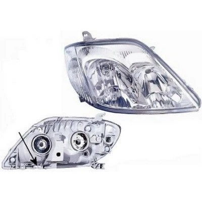 Abbildung von ABAKUS 212 11J9R LD EM Scheinwerfer rechts H7, HB3 glasklar ohne Elektromotor PX26d, P20d TOYOTA: Corolla IX Limousine