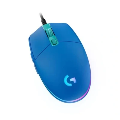 Abbildung von Logitech G203 Gaming Maus mit anpassbarer LIGHTSYNC RGB Beleuchtung, 6 programmierbare Tasten, spieletauglicher Sensor, Abtastung 8.000 DPI, Geringes Gewicht Blau