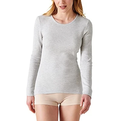 Abbildung von Damart Damen Tee Shirt Manches Longues. Thermounterwäsche Oberteile, Grau (Gris Chiné 56680 11011 ), 40 (Herstellergröße: Medium)