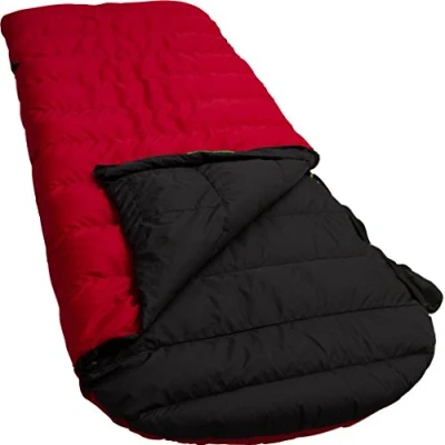 Abbildung von LOWLAND OUTDOOR Ranger Comfort Daunen Deckenschlafsack, Rot, 230x80 cm