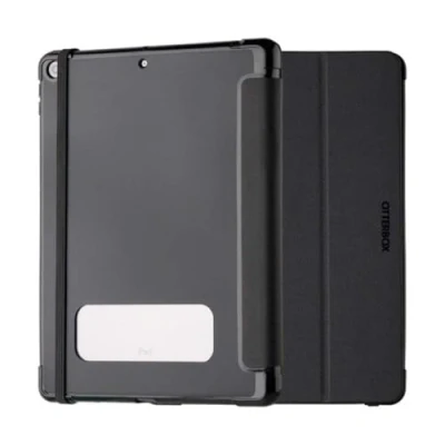 Abbildung von OtterBox React Folio Hülle für iPad 10,2&quot; (8. gen 2020 / 9. 2021), stoßfeste, sturzsichere, ultradünne Schutzhülle, nach Militärstandard getestet, Schwarz