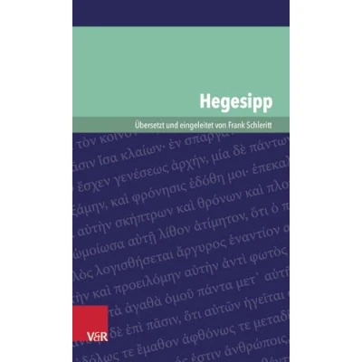 Abbildung von Hegesipp (Kleine Bibliothek der antiken jüdischen und christlichen Literatur) judischen