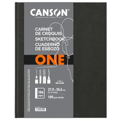 Abbildung von canson Skizzenbuch ca. DIN A3 blanko, 196 Seiten