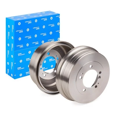 Abbildung von DELPHI BF628 Bremstrommel ohne ABS Sensorring, Radlager 345 TOYOTA: Land Cruiser 80