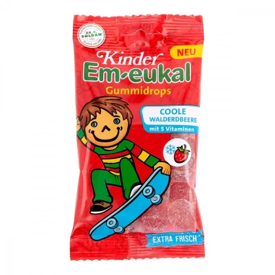 Abbildung von Em Eukal Kinder Gummidrops coole Walderdbeere zh.