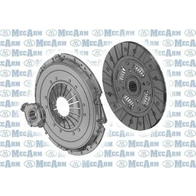 Abbildung von MECARM MK9156 Kupplungssatz mit Ausrücklager 215mm TOYOTA: Avensis II Kombi, RAV4 SUV, Corolla IX Schrägheck