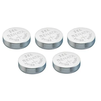 Abbildung von Uhrenbatterie Renata Swiss made 384 oder SR41SW AG3 1,5V (5 x SR 41 SW)