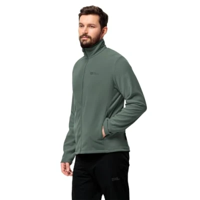 Abbildung von Jack Wolfskin Taunus Fleecejacke, Herren, Größe: Small, Hedge green