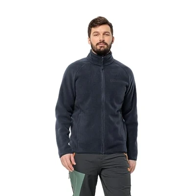 Abbildung von Jack Wolfskin Waldsteig FZ Fleecejacke, Herren, Größe: Small, Night blue