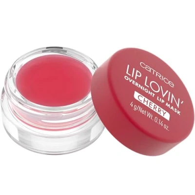 Abbildung von Catrice Lip Lovin&#039; Overnight Mask, Nr. 020, Rot, feuchtigkeitsspendend, glättend, pflegend, natürlich, vegan, ohne Parabene, Mikroplastikpartikel, Nanopartikel frei, 1er Pack (4g)
