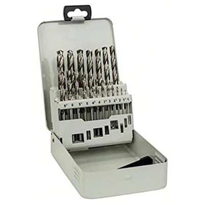 Abbildung von Bosch Accessories Professional 19tlg. Metallbohrer Set HSS G geschliffen Metallkassette