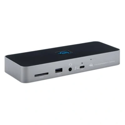 Abbildung von OWC Thunderbolt 4 Dock Dockingstation, grau/schwarz, USB, SD OWCTB4DOCK