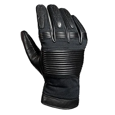 Abbildung von John Doe Durango XTM Motorrad Handschuh Leder und Baumwolle Schwarz XL
