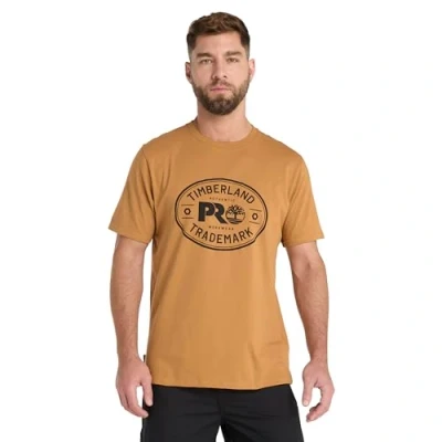 Abbildung von Timberland PRO Herren T Shirt mit Markengrafik, kurzärmelig, Weizenstiefel, XX Large