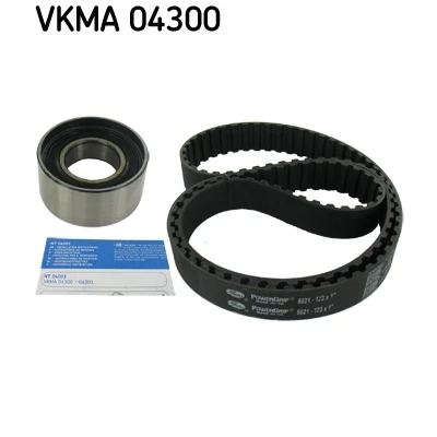 Abbildung von SKF VKMA 04300 Zahnriemensatz 123 mit trapezförmigen Zahnprofil FORD: Transit Mk2 Pritsche/Fahrgestell, Bus, Kastenwagen