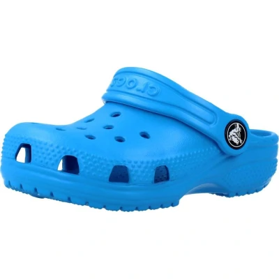 Abbildung von Crocs Classic Unisex Pantolette flach für Kinder, Größe: 19/20, Bright cobalt Kunststoff