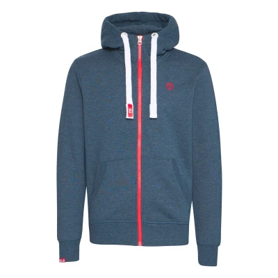 Abbildung von Solid Sdbenn HIGH NECK ZIP Sweatjacke, Herren, Größe: Small, Blue melange