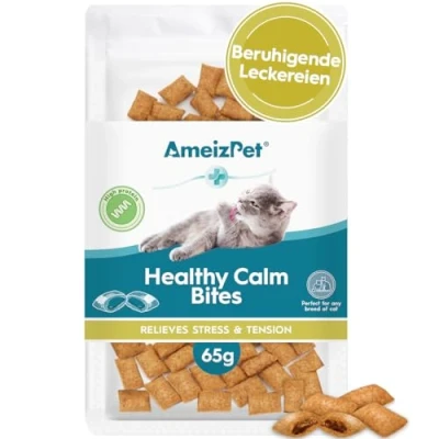 Abbildung von AmeizPet Katzen Leckerlies Beruhigend für Katze Gesunde Ruhe Leckerli 65 g (2.3 oz)