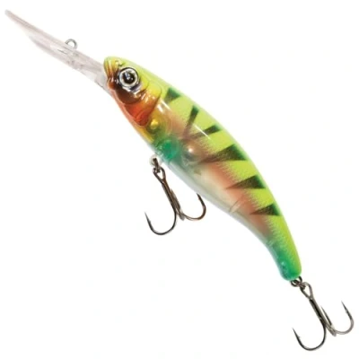 Abbildung von Fox Rage Slick Stick DR 9cm 15gr Floating 0 4,5m UV Sun Tiger (mit Ratsche) Wobbler