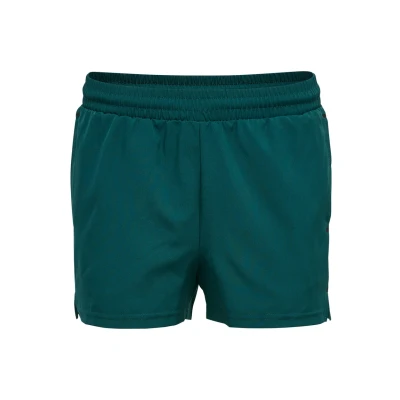 Abbildung von Hummel Hmlmove GRID kurze Sporthose, Damen, Größe: XXL, Deep teal