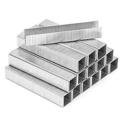 Abbildung von AECCN Strapazierfähiges Heftklammer Set 2000 hochwertige Heftklammern für Heftpistole, perfekt Befestigungsmaterial, Dekoration, Tischlerei, Möbel, Türen und Fenster