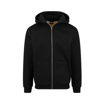 Abbildung von Urban Classics Bonded ZIP Sweatjacke, Herren, Größe: 3XL, Black