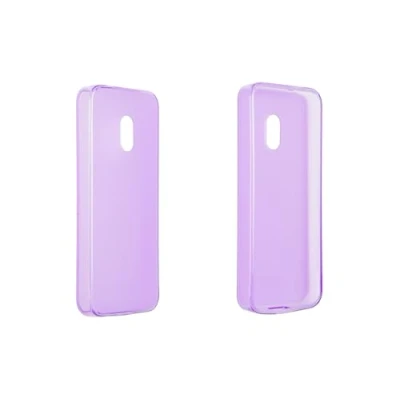 Abbildung von caseroxx Schutz Hülle TPU kompatibel mit Nokia 235 4G (2024) / 215 220 (2024), Gummi Handy Tasche lila