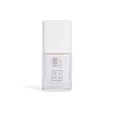 Abbildung von 3INA MAKEUP The Nail Polish 100 Weiß Nagellack Langanhaltende mit Glänzende und Geschmeidige Farbe Schnelle Trocknung &amp; Einfaches Auftragen Vegan Cruelty Free