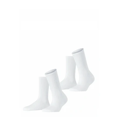 Abbildung von ESPRIT Damen Socken Basic Tennis Multipack W So Baumwolle einfarbig 2 Paar, Mehrfarbig Weiß 0010, 39 42