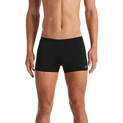 Abbildung von Nike Herren Square Leg Schwimm Slips, Schwarz, XS