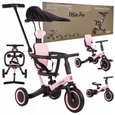 Abbildung von COIL Dreirad Lauflernrad, Kinderlaufrad, Dreirad/Laufrad, Balance Bike, 6in1, Kunststoffsitz, ab 12 Monaten, Gummiräder, Höhenverstellung