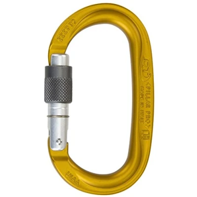 Abbildung von Climbing Technology Pillar Pro SG 2 C39600ydbctstd Karabinerhaken, gelb/grau, Einheitsgröße