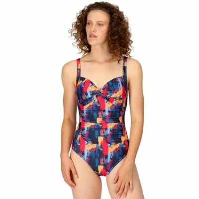 Abbildung von Regatta Damen Sakari Kostüm Badeanzug, Marineblaue Bürste, 36
