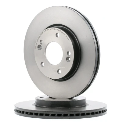 Abbildung von BREMBO COATED DISC LINE 09.C249.11 Bremsscheibe 280 23 5 innenbelüftet beschichtet hochgekohlt mit Schrauben HYUNDAI: i30 III Kombi, Veloster