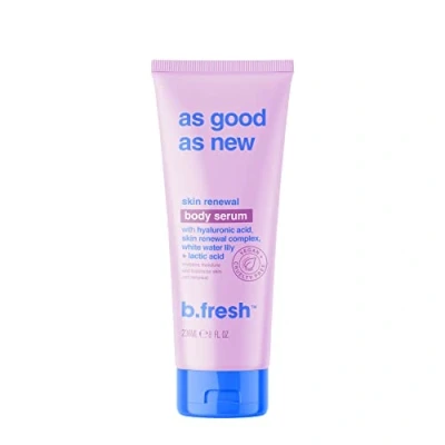 Abbildung von b.fresh Daily Moisturizing Body Lotion for Skin Cell Renewal As Good New Serum Balance from Hyaluronic Acid, White Water Lily + Lactic Vegan &amp; Cruelty Free, 8 Fl Oz