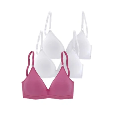 Abbildung von Lascana PACK 3 Triangel BH, Damen, Größe: 90AA, Pink weiß