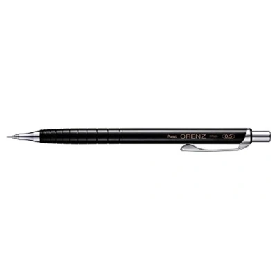 Abbildung von Pentel PP505 ATF Orenz Druckbleistift mit innovativer Minenführung 0.5 mm, Härtegrad B, 1 Stück Geschenkverpackung, schwarz