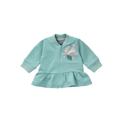 Abbildung von Nini Amigo Flamingo Sweatjacke für Kinder, Größe: 56/62, Blau