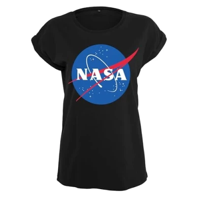 Abbildung von Mister TEE NASA Insignia Tshirt print, Damen, Größe: Medium, Black