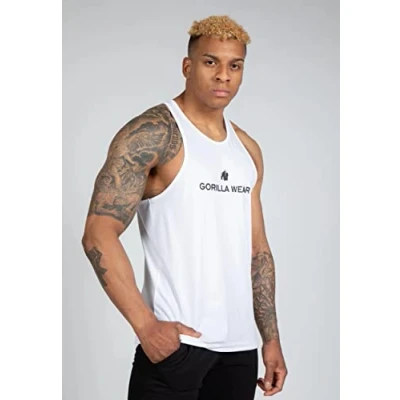 Abbildung von Gorilla Wear Carter Top, Herren, Größe: 4XL, White
