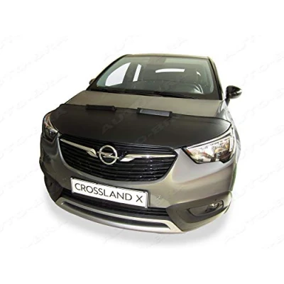 Abbildung von AB3 00380 Auto Bra kompatibel mit Opel Crossland X Bj. ab 2017 Haubenbra Steinschlagschutz Tuning Bonnet