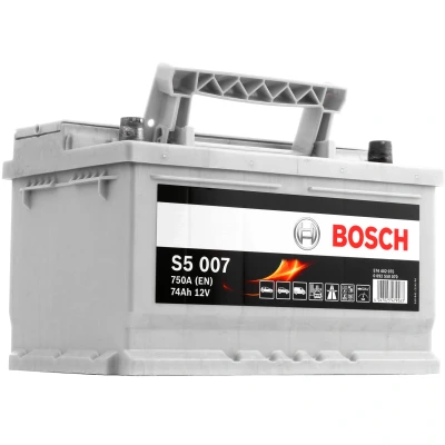 Abbildung von BOSCH S5 0 092 S50 070 Batterie 12V 74Ah 750A B13 FORD: FIESTA 5, MONDEO 3 Kombi, Transit Connect Mk1 Kastenwagen, OPEL: Astra H Schrägheck, Zafira B