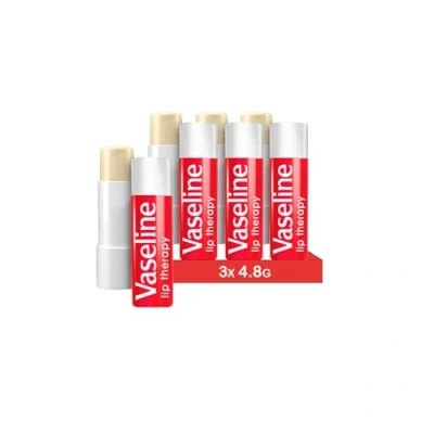 Abbildung von Vaseline Lip Therapy Rosy, Getönter Lippenbalsam, Lippenstift mit Mandel und Rosenöl (Rosy (3 Stück))